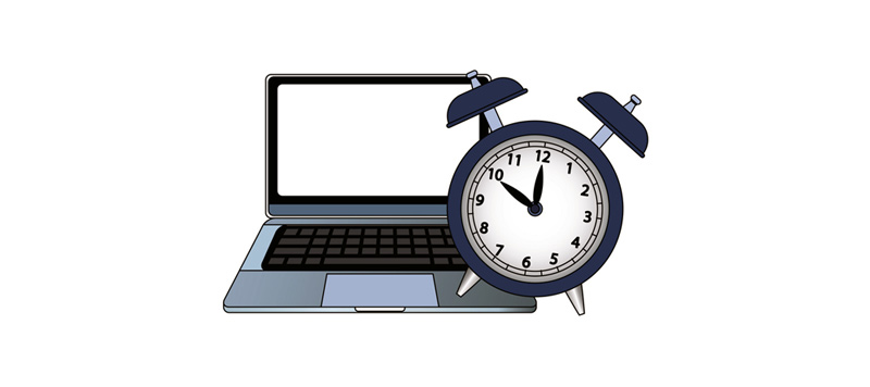 به هم ریختن ساعت و تاریخ لپ تاپ