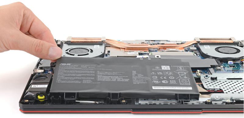 تعمیر و تعویض باتری لپ تاپ Asus FX506